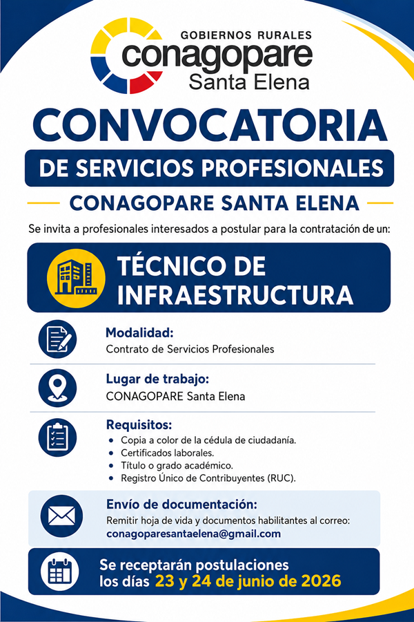 CONVOCATORIA DE SERVICIOS PROFESIONALES