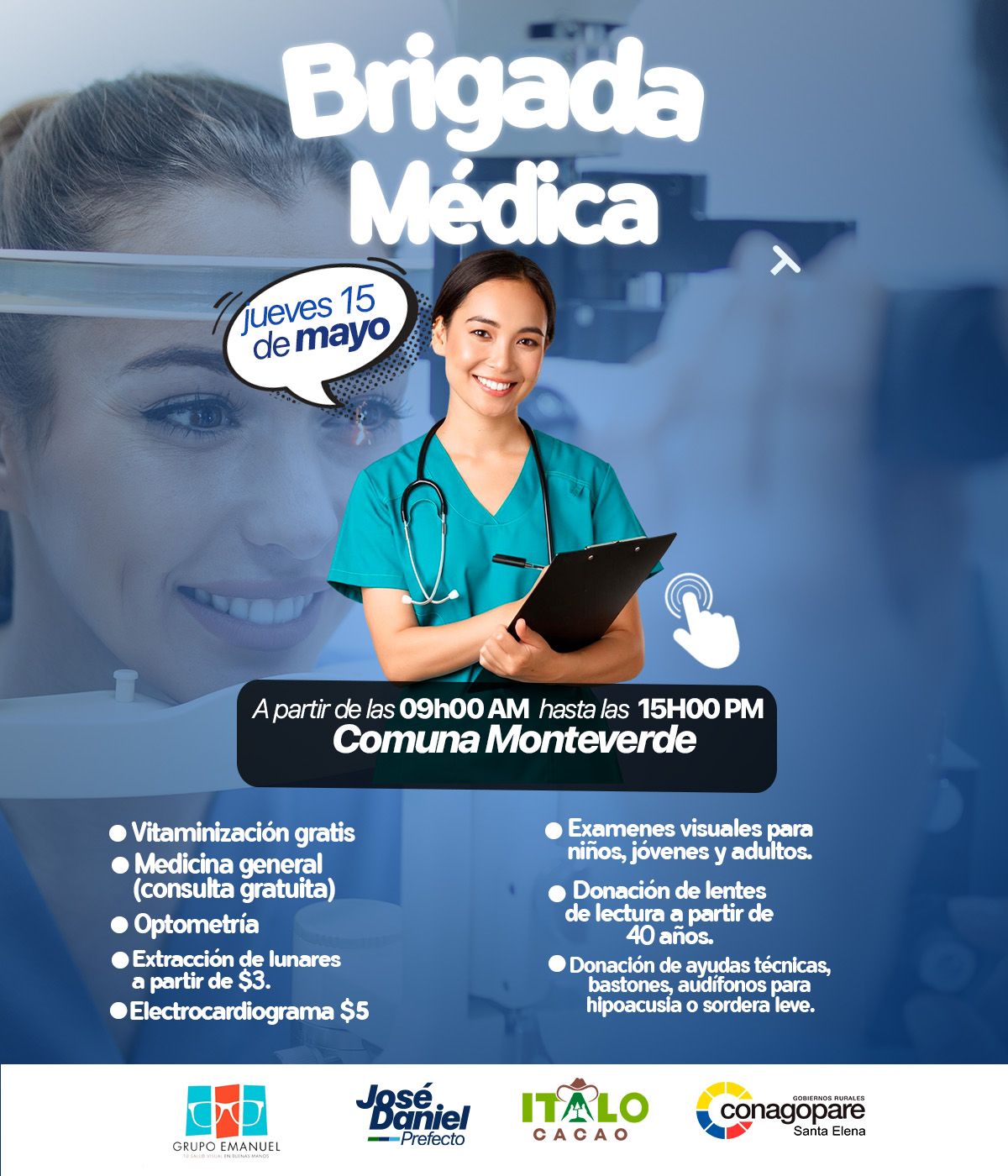 BRIGADA MÉDICA   - JUEVES 15 DE MAYO
